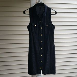Guess Linen Button Up Dress